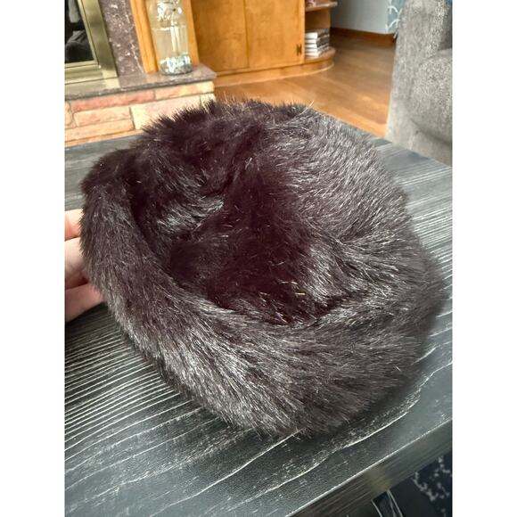 Vintage Non-Brand Mink Berret Sz. S-M